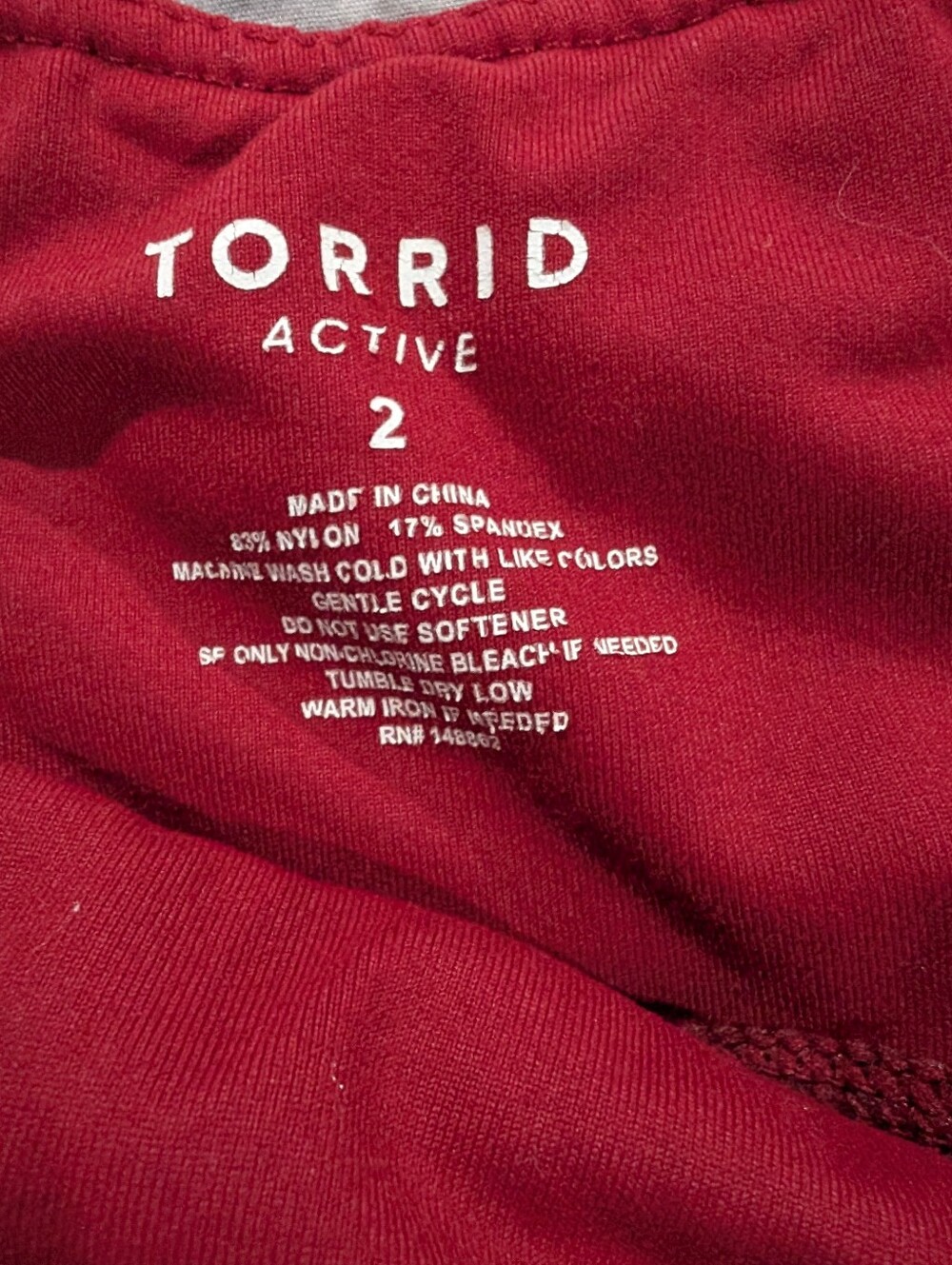 torrid Active Red Leggings